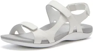 ABEO Oasis Metatarsal Sport Sandal | Walking Sandals Women | Water Resistant Leather Sandals | Three Points of Adjustability | Built-in Orthotic Insole
