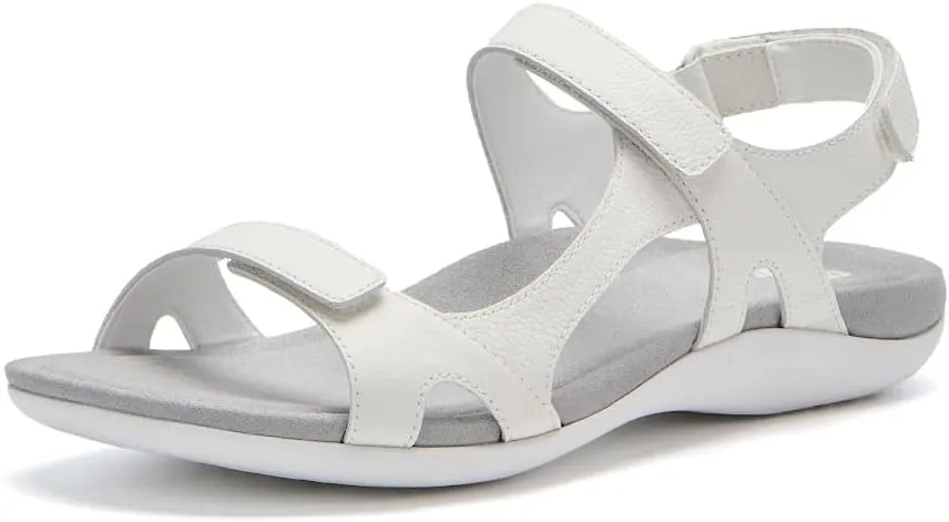 ABEO Oasis Metatarsal Sport Sandal | Walking Sandals Women | Water Resistant Leather Sandals | Three Points of Adjustability | Built-in Orthotic Insole