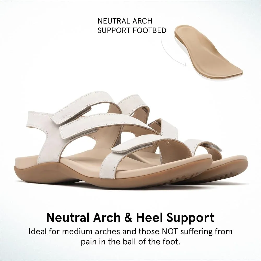 ABEO Women's Oasis Sandals | Orthopedic Arch Support | Plantar Fasciitis Relief | Comfortable Wedge Sandals - Blue