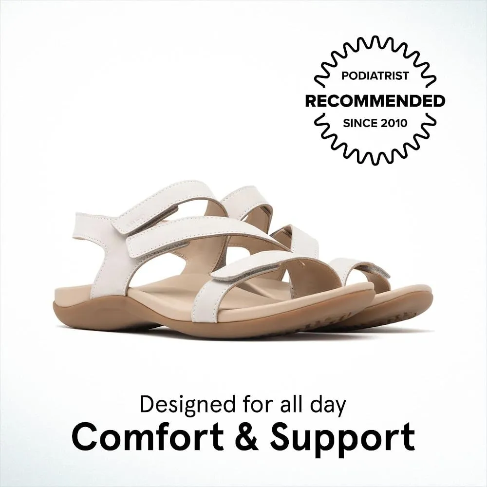 ABEO Women's Oasis Sandals | Orthopedic Arch Support | Plantar Fasciitis Relief | Comfortable Wedge Sandals - Blue