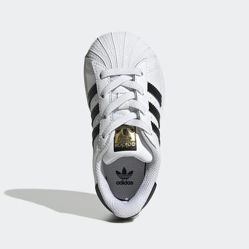adidas Boy's Superstar El (Infant/Toddler) Sneaker