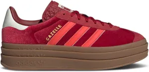 Adidas Gazelle Bold Womens Sneaker (Bright Red Velvet, 6.5)