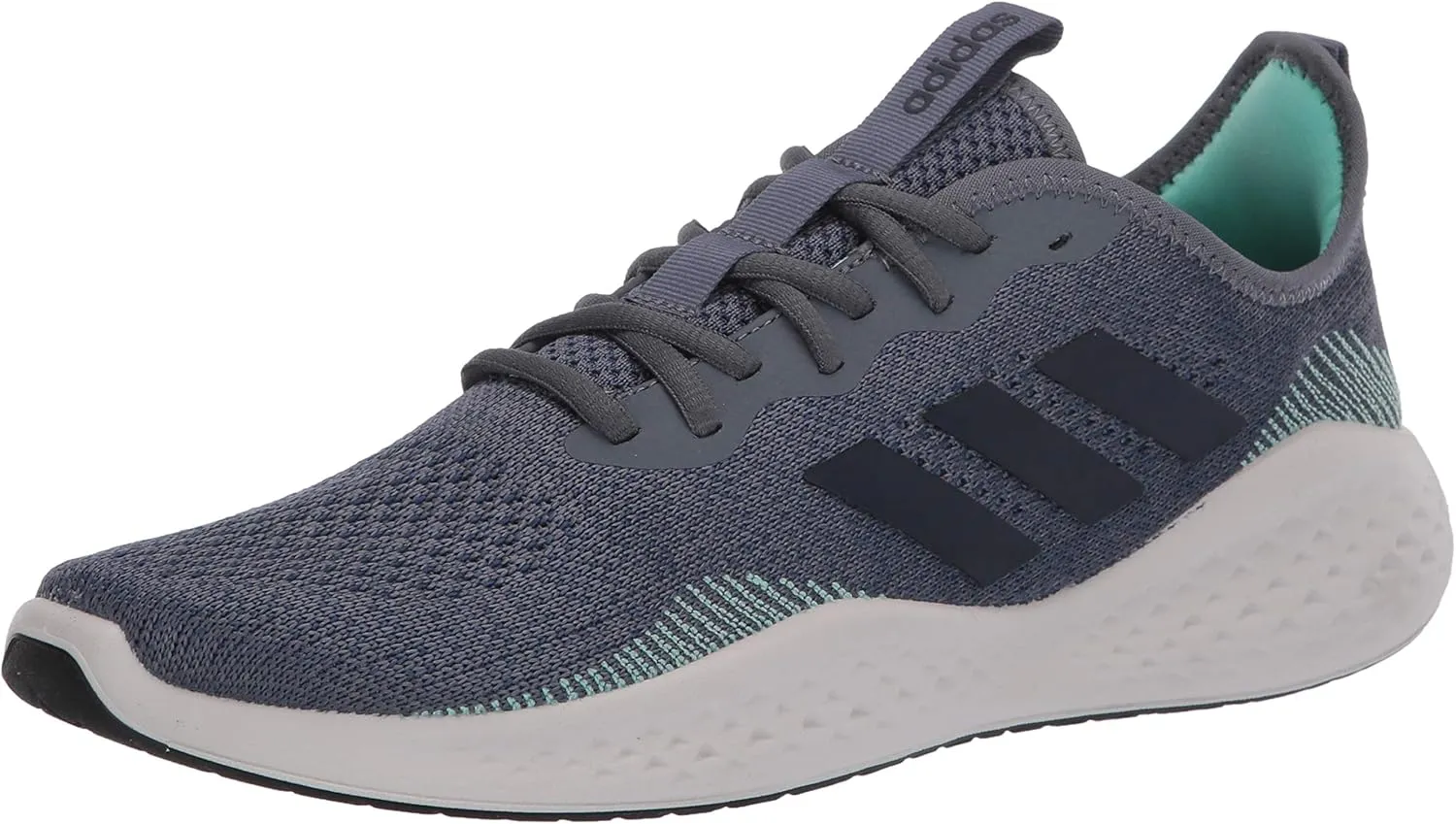 adidas Women's Fluidflow Sneaker, Onix/Legend Ink/Tech Indigo, 8.5