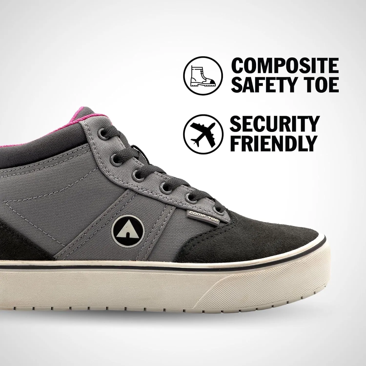 Airwalk Women's Composite Toe Venice Mid Industrial Shoe