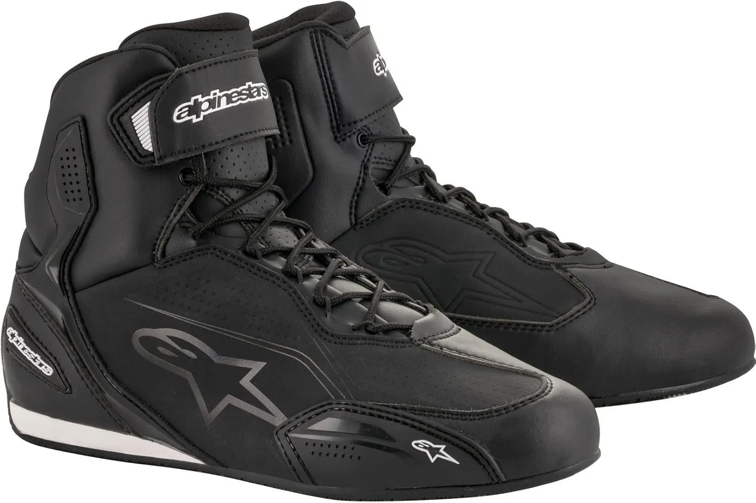 Alpinestars Faster 3 Shoes (12) (BLACK/BLACK)