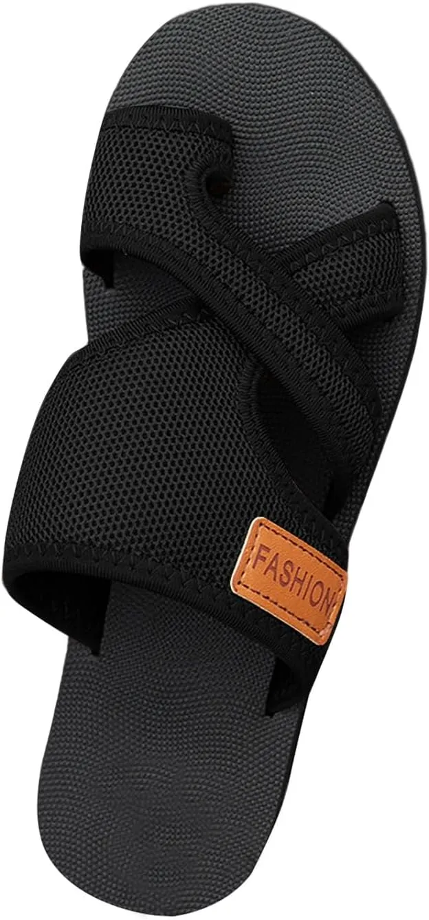 Avylays Orthopedic Sandals for Women, Womens Hollow Mesh Slide Sandals with Arch Support Comfortable Beach Sandals