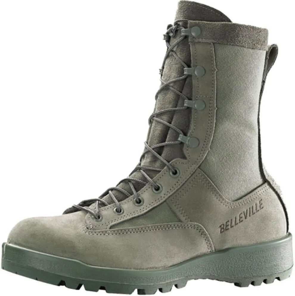 B Belleville Arm Your Feet Men's 690 Waterproof Flight Boot, Sage - 3 R