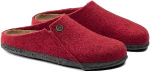 Birkenstock Zermatt Rivet Wool Felt Slippers with Cork-Latex Footbed and Shearling Lining - Multiple Colors & Sizes