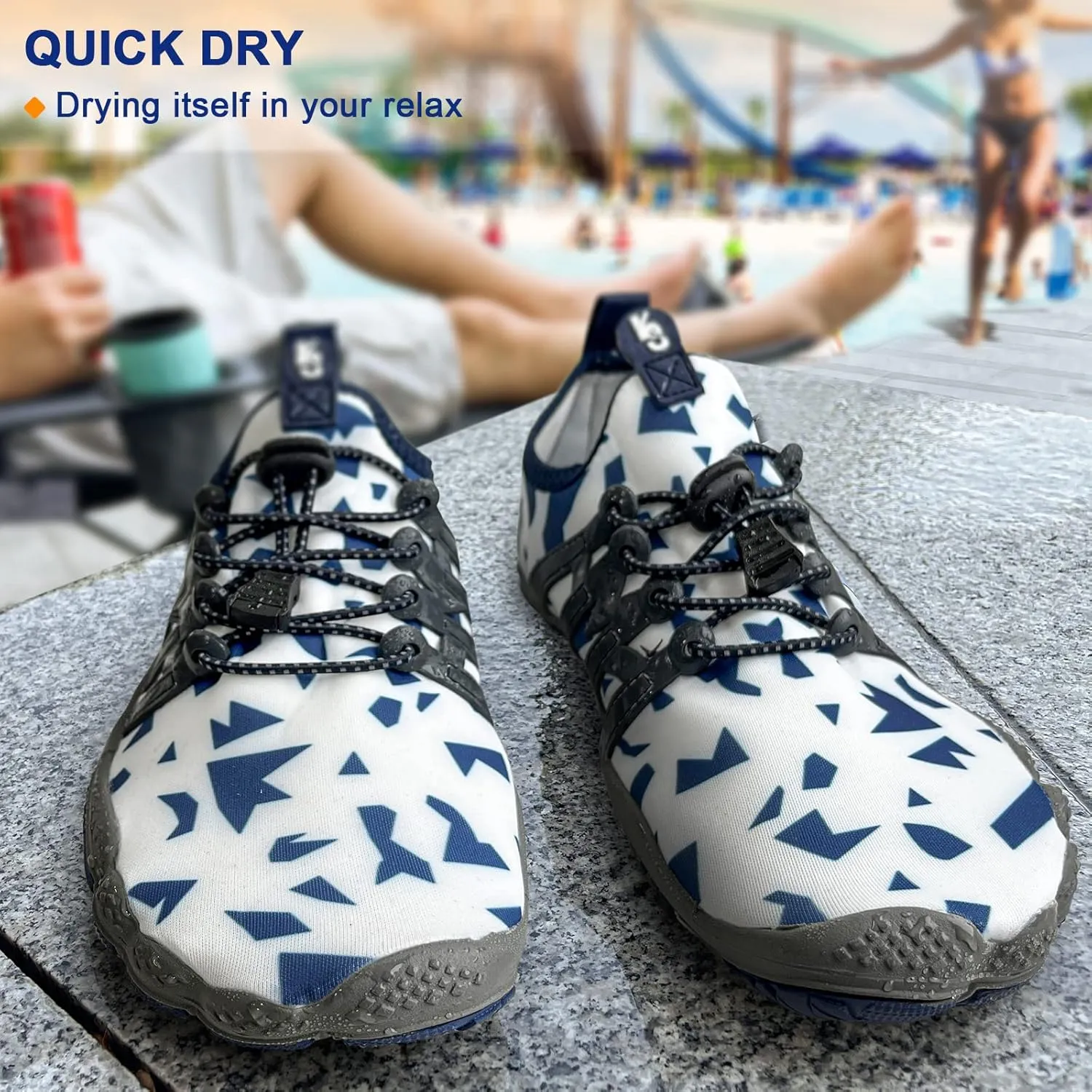 BULLIANT Water Shoes Men, Unisex Barefoot Aqua Shoes for Men Women Hiking Swimming Shoe