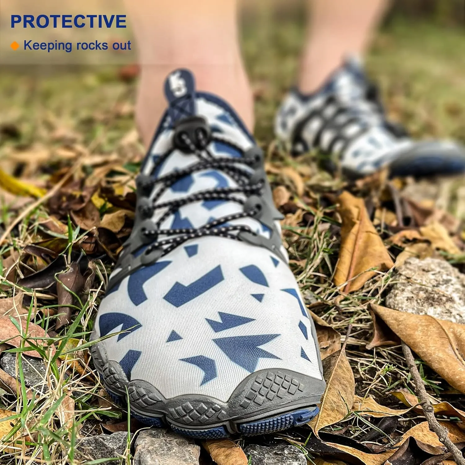 BULLIANT Water Shoes Men, Unisex Barefoot Aqua Shoes for Men Women Hiking Swimming Shoe