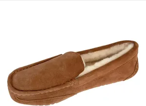 Clarks Shearling Moccasin House Slippers for Men - Indoor/Outdoor Gift for Him