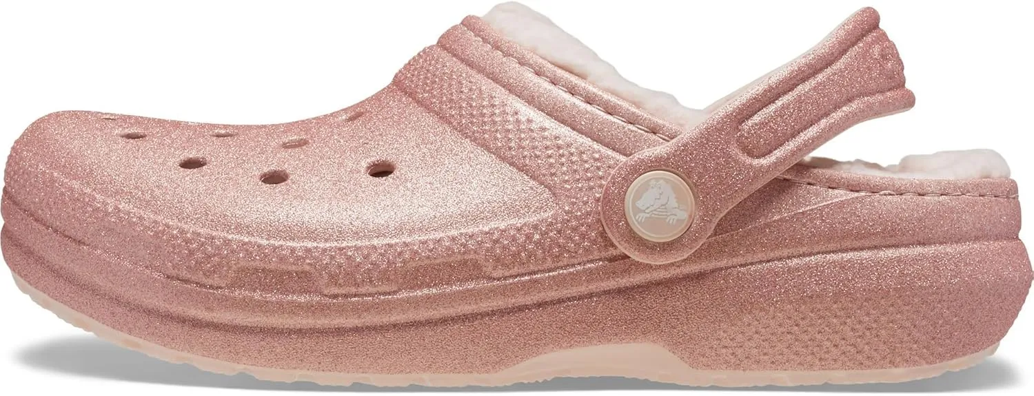 Crocs Kid's Classic Lined Glitter Clog