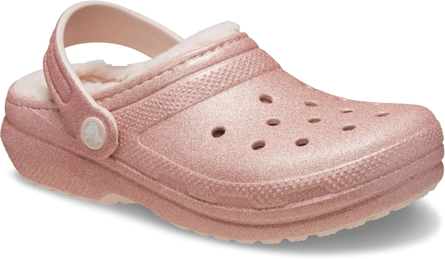 Crocs Kid's Classic Lined Glitter Clog