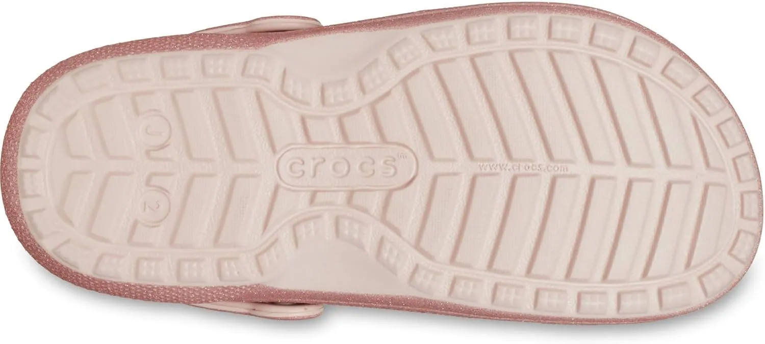 Crocs Kid's Classic Lined Glitter Clog