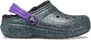 Crocs Kid's Classic Lined Glitter Clog