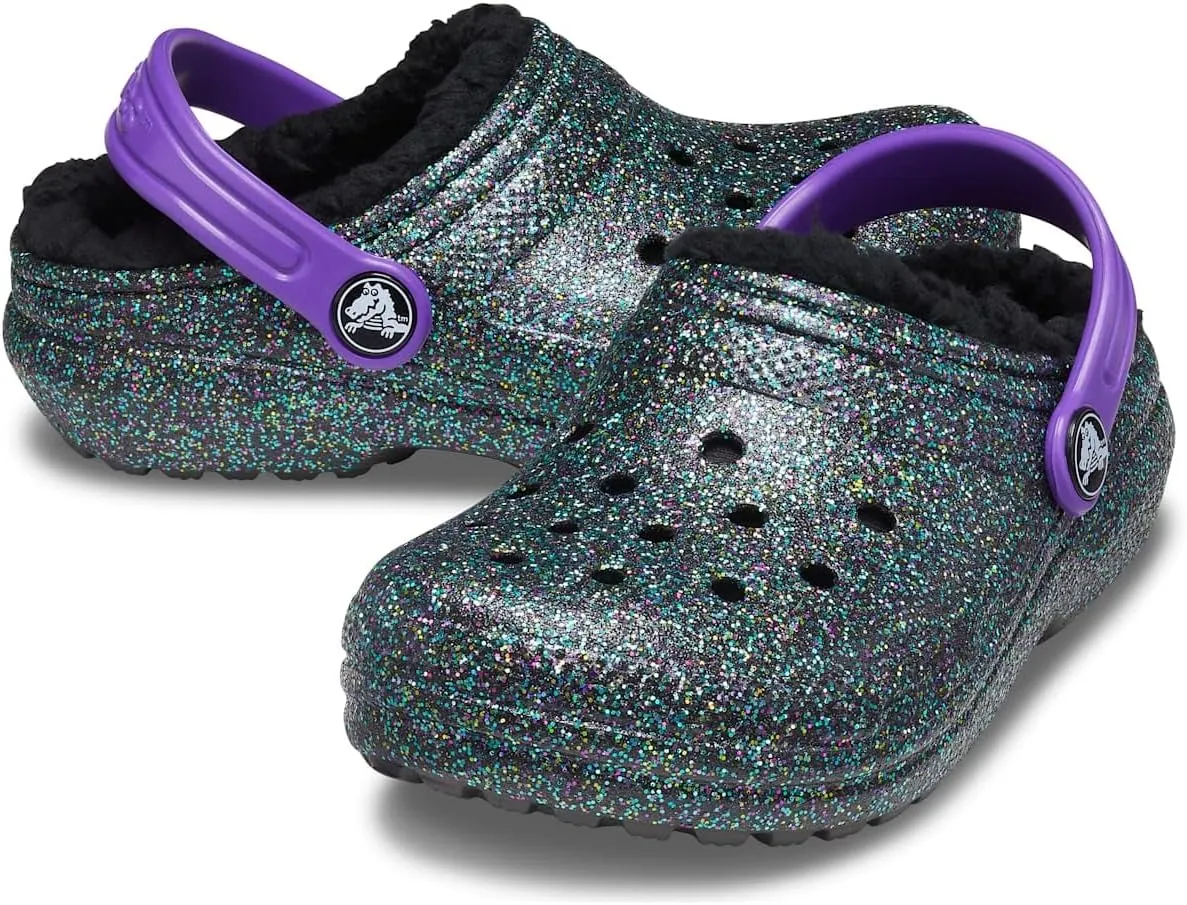 Crocs Kid's Classic Lined Glitter Clog