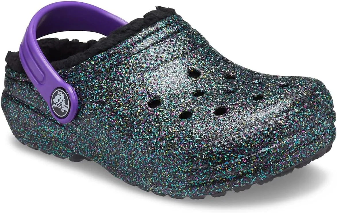 Crocs Kid's Classic Lined Glitter Clog