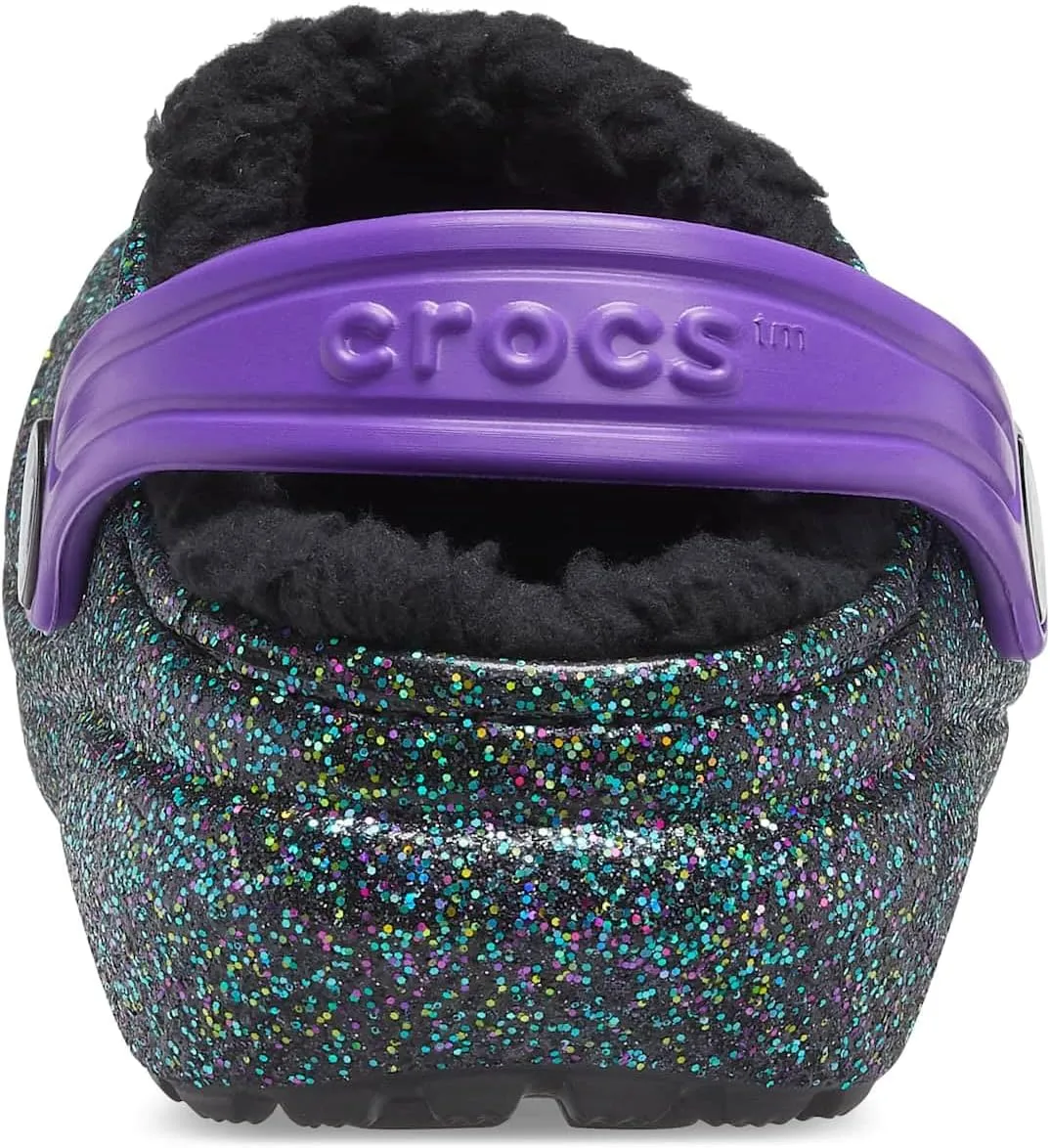 Crocs Kid's Classic Lined Glitter Clog