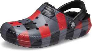 Crocs Men's and Women's Classic Lined Clog | Indoor and Outdoor Fuzzy Slipper