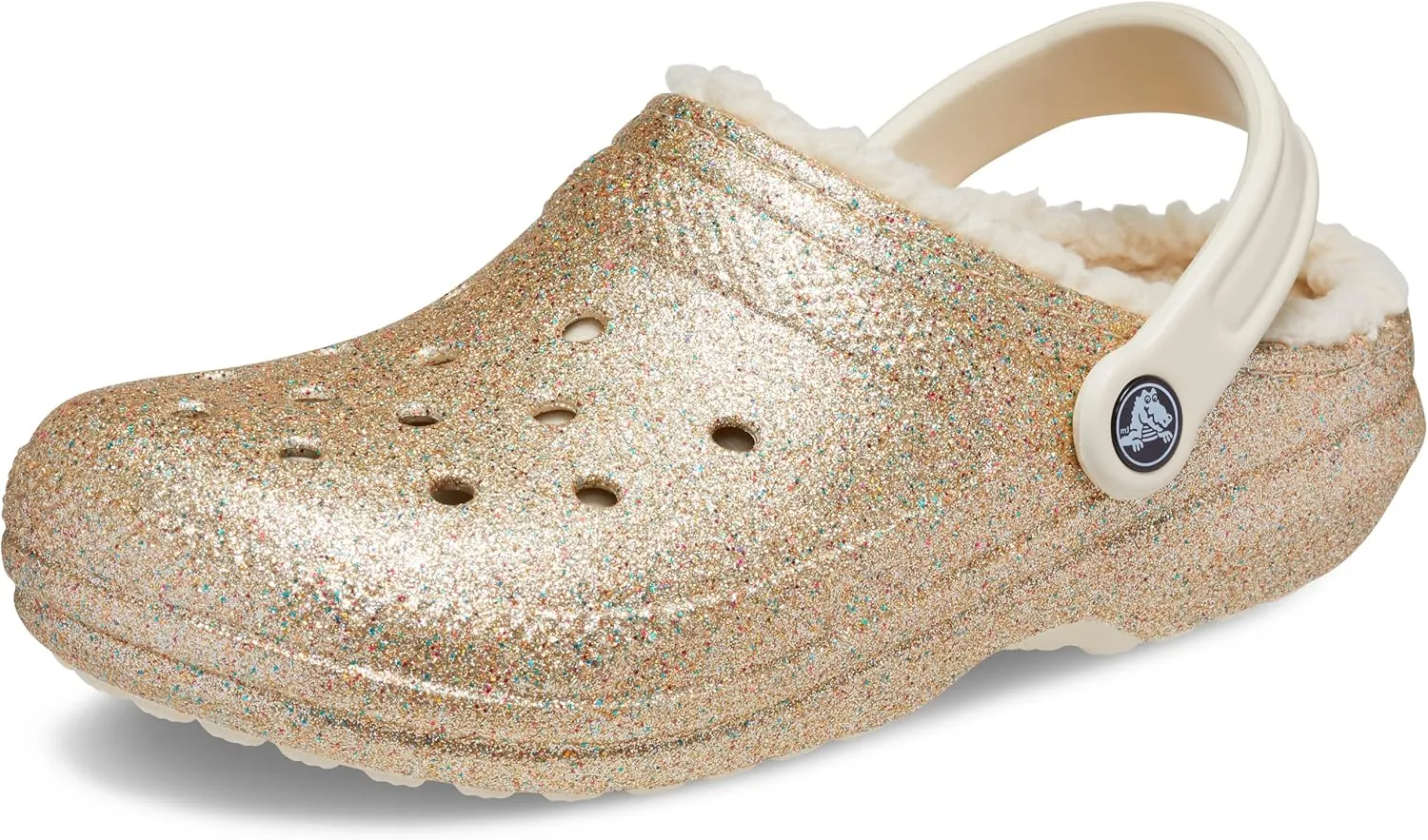 Crocs Unisex-Adult Classic Lined Glitter Clog