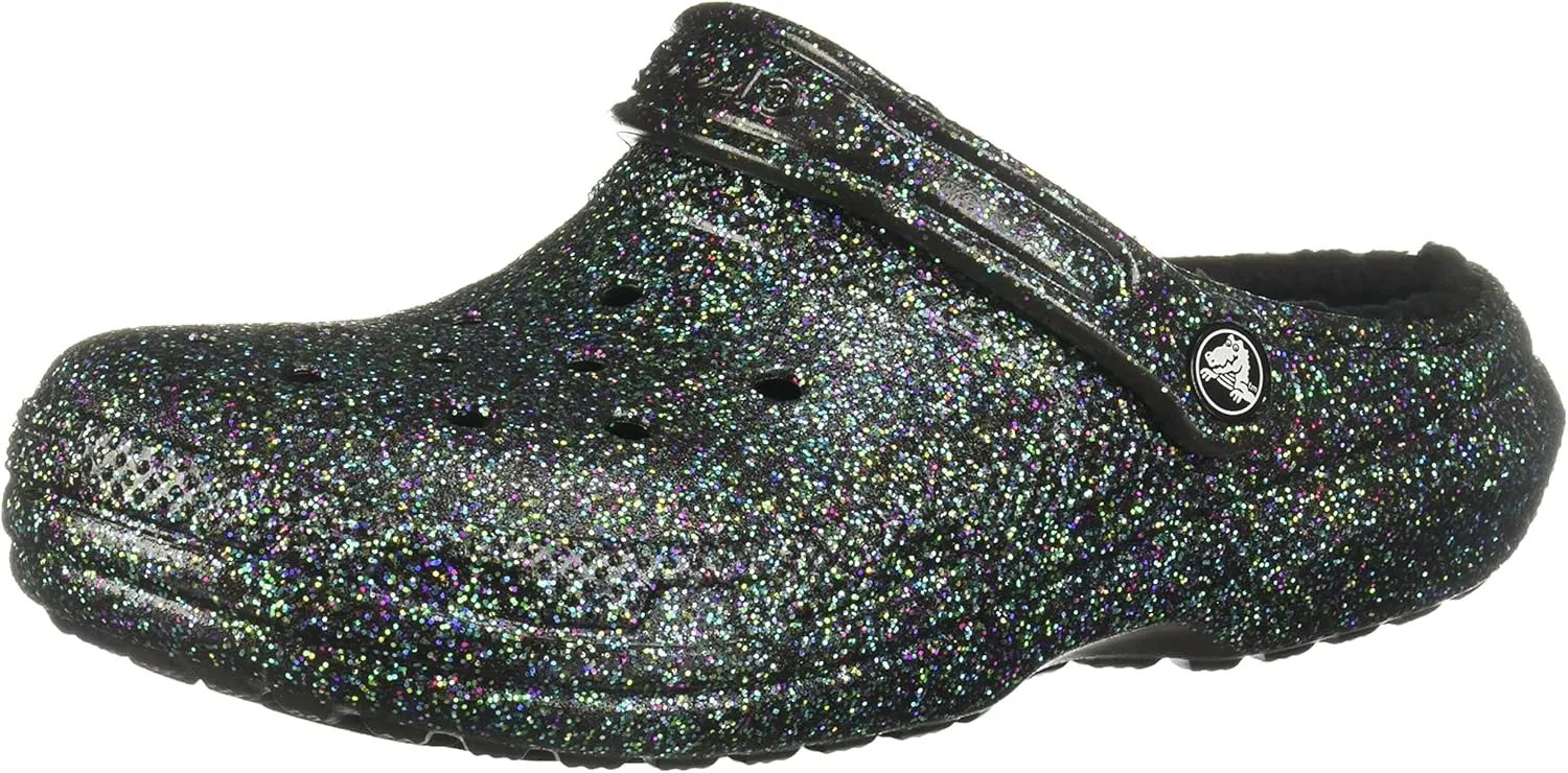 Crocs Unisex-Adult Classic Lined Glitter Clog