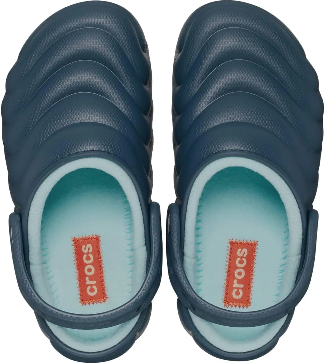Crocs Unisex-Adult Classic Lined Overpuff & Geometric Clogs, Fuzzy House Slippers