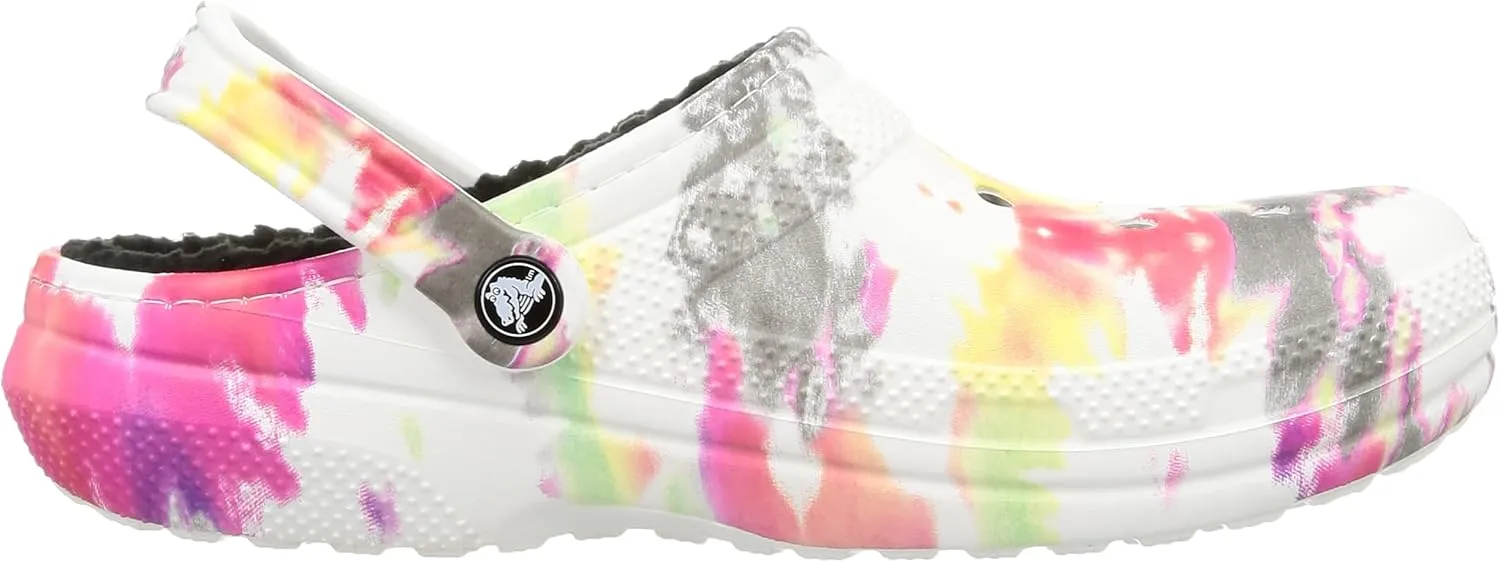 Crocs Unisex-Adult Classic Lined Tie-Dye Clog