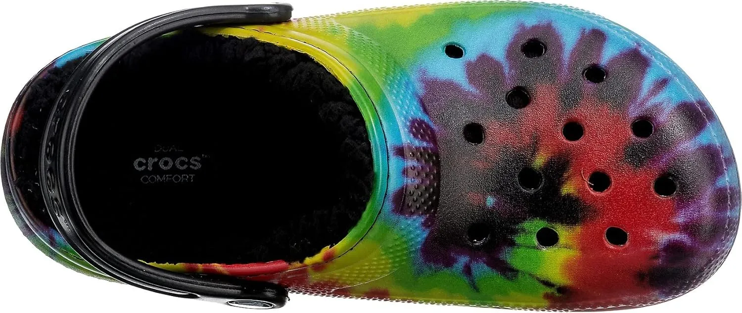 Crocs Unisex-Adult Classic Lined Tie-Dye Clog
