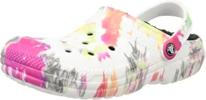 Crocs Unisex-Adult Classic Lined Tie-Dye Clog