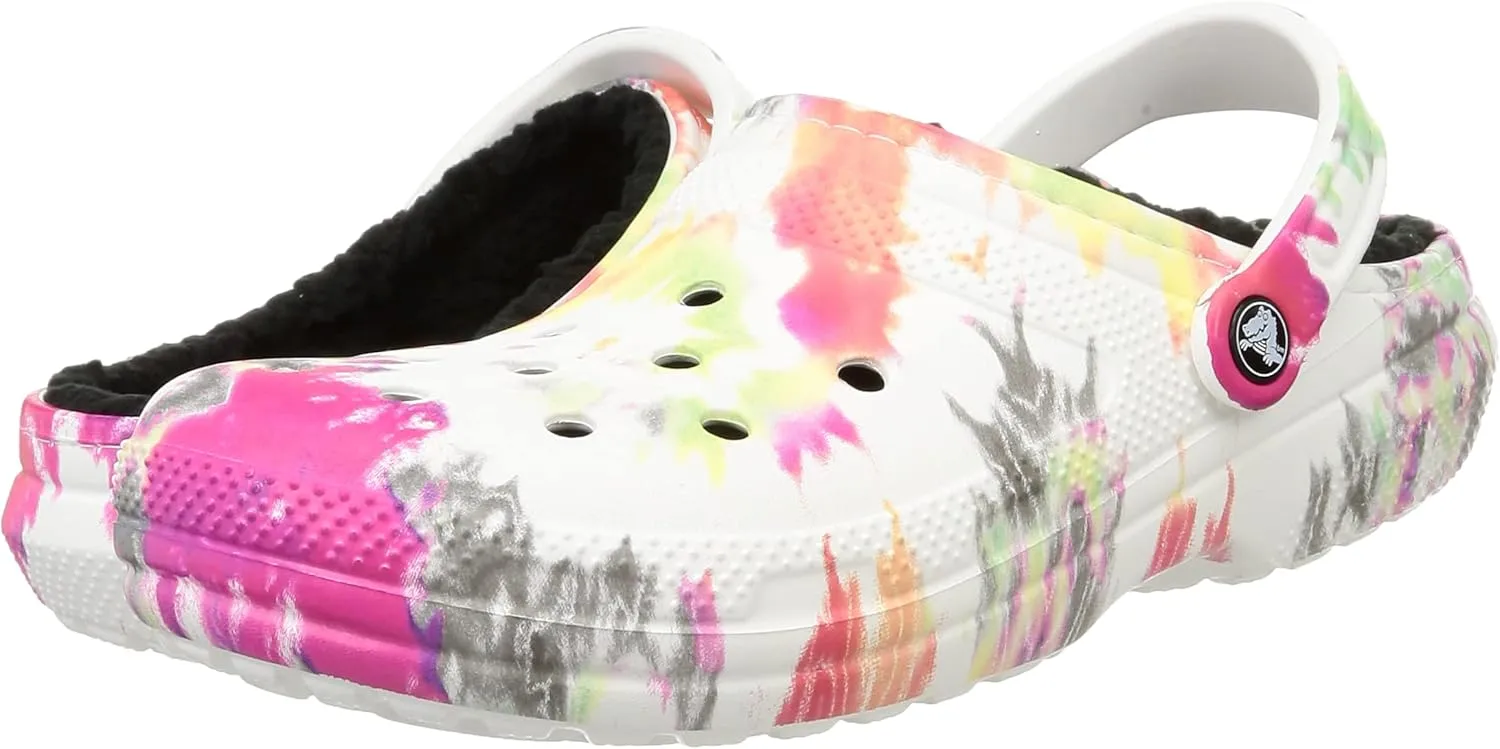 Crocs Unisex-Adult Classic Lined Tie-Dye Clog
