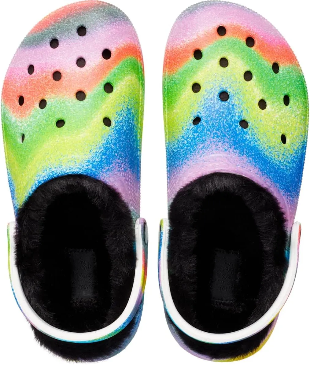Crocs Unisex-Adult Classic Lined Tie-Dye Clog