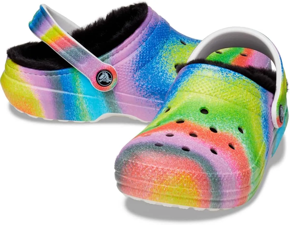 Crocs Unisex-Adult Classic Lined Tie-Dye Clog