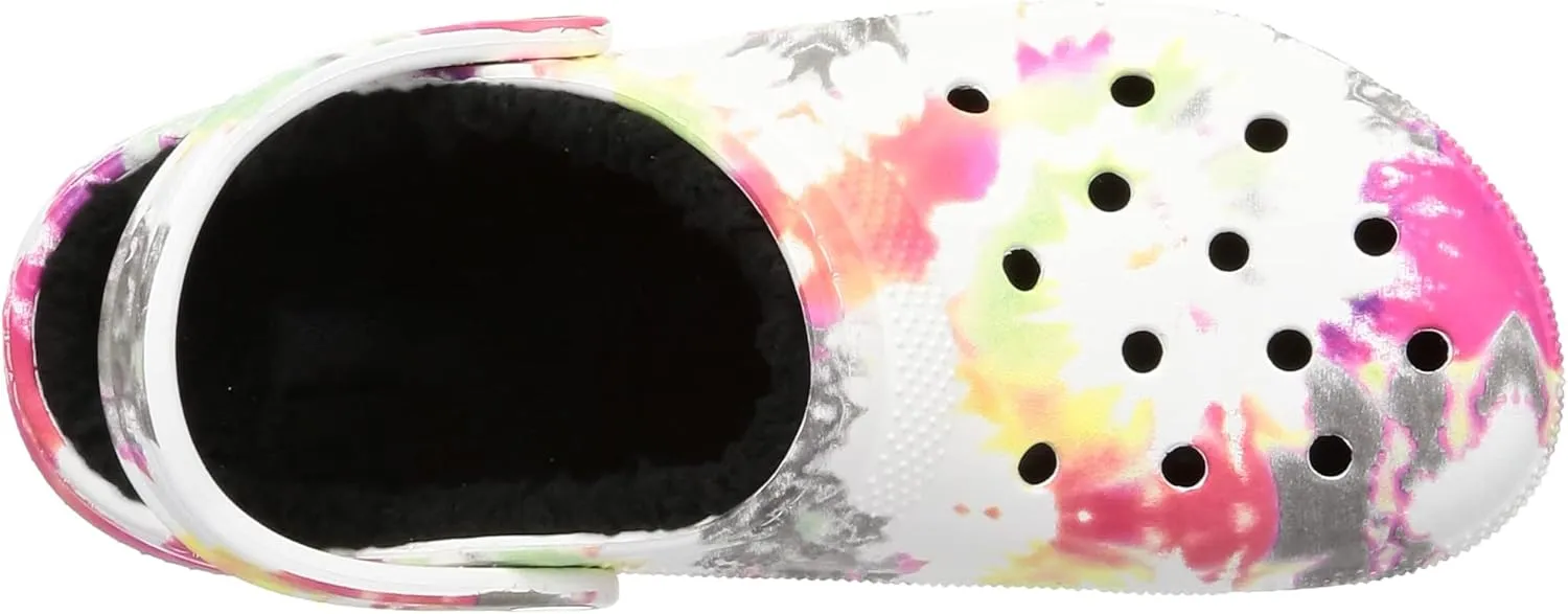 Crocs Unisex-Adult Classic Lined Tie-Dye Clog