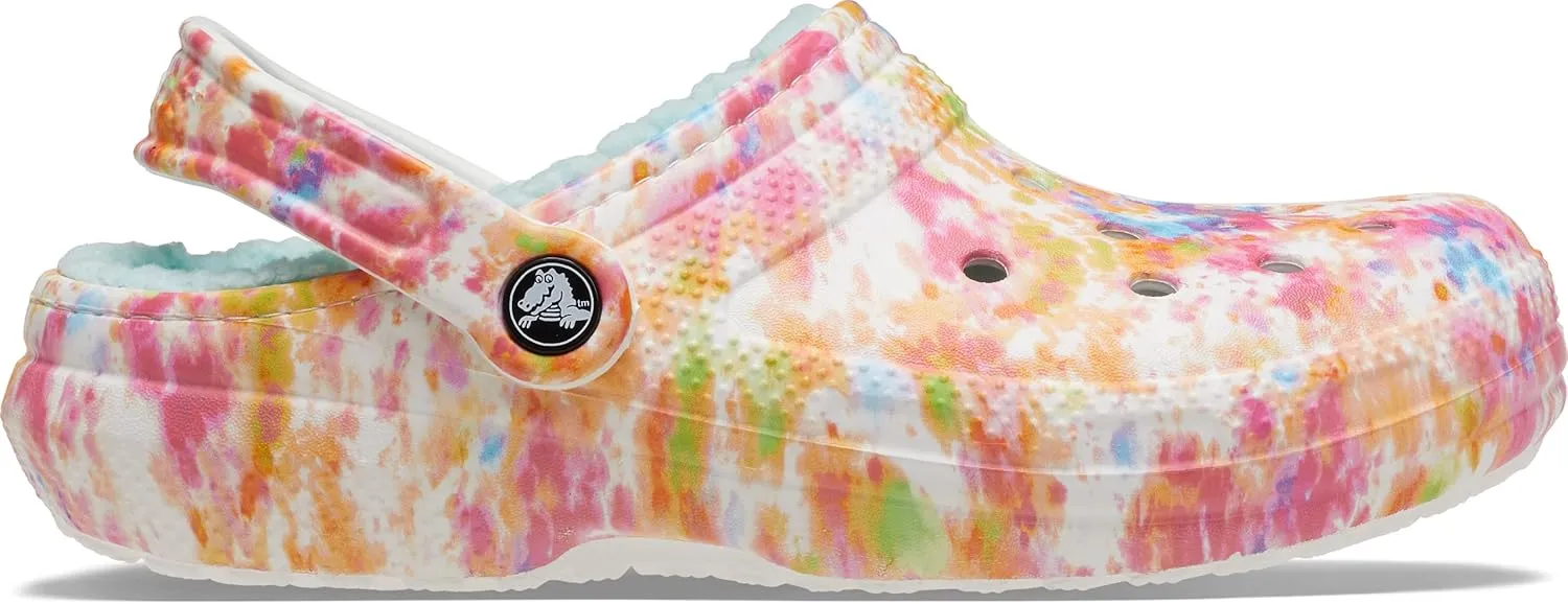 Crocs Unisex-Adult Classic Lined Tie-Dye Clog