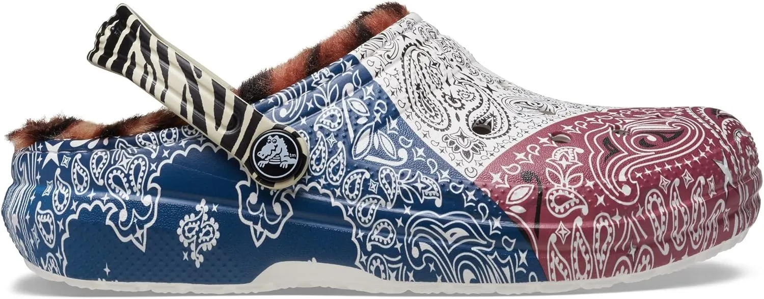 Crocs Unisex-Child Kids' Classic Marbled Tie Dye Lined Clog