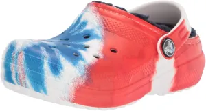 Crocs Unisex-Child Kids' Classic Marbled Tie Dye Lined Clog
