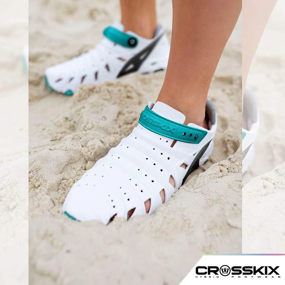 Crosskix 2.0 Closed Toe Water Shoes - Ergonomic Arch Support, Built-in Drainage and Ventilation for Men, Women, and Children