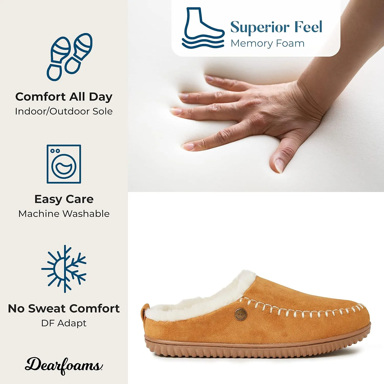 Dearfoams Women's Alpine Bern Clog
