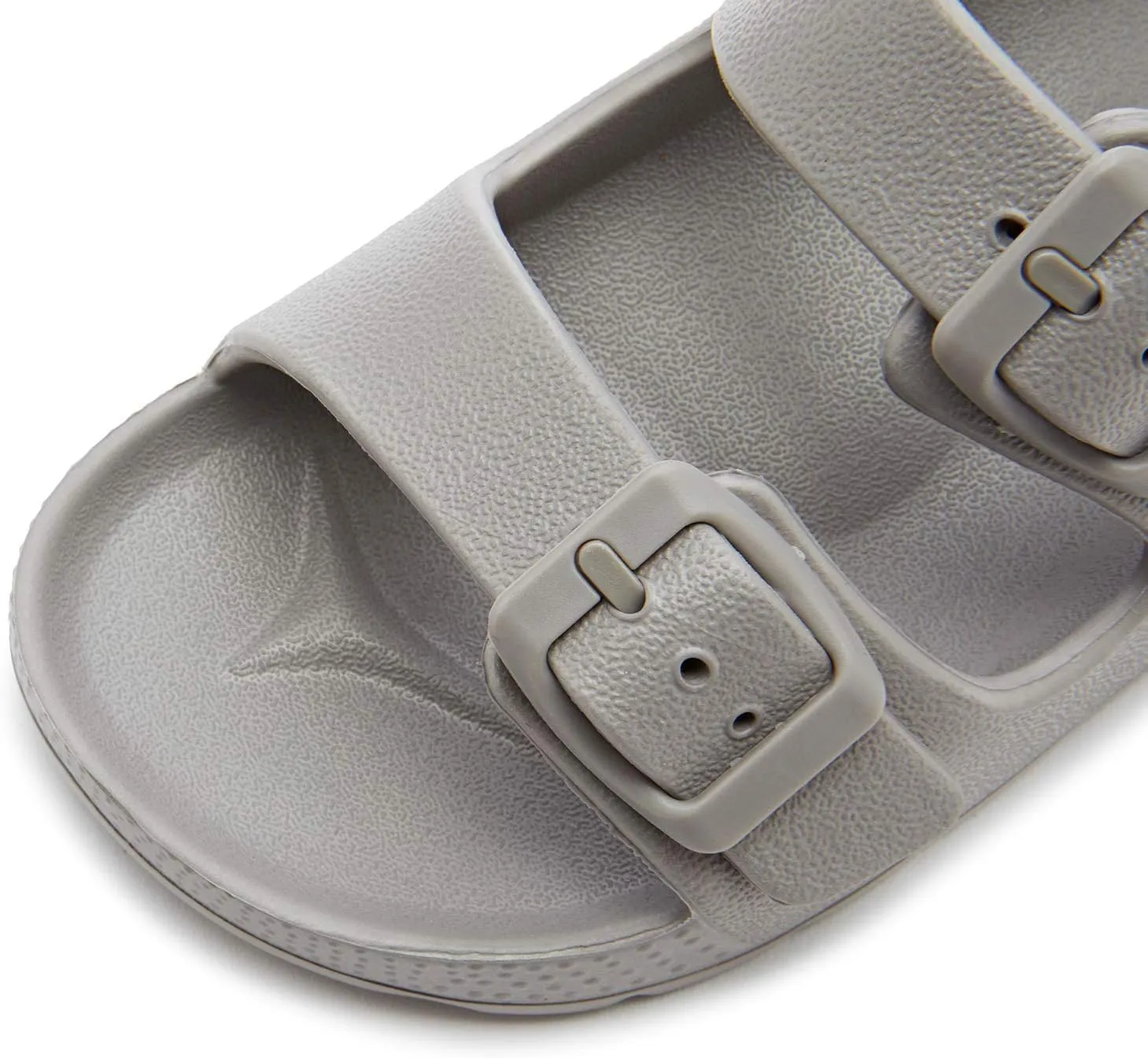 EasyStar Boys and Girls Lightweight Dual-Adjustable Sandal Buckles With Hook and Loop Heel Closure