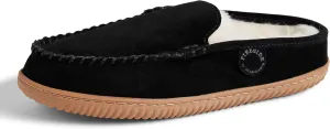 Fireside by Dearfoams Men's Gold Coast Shearling Indoor/Outdoor Scuff Slipper