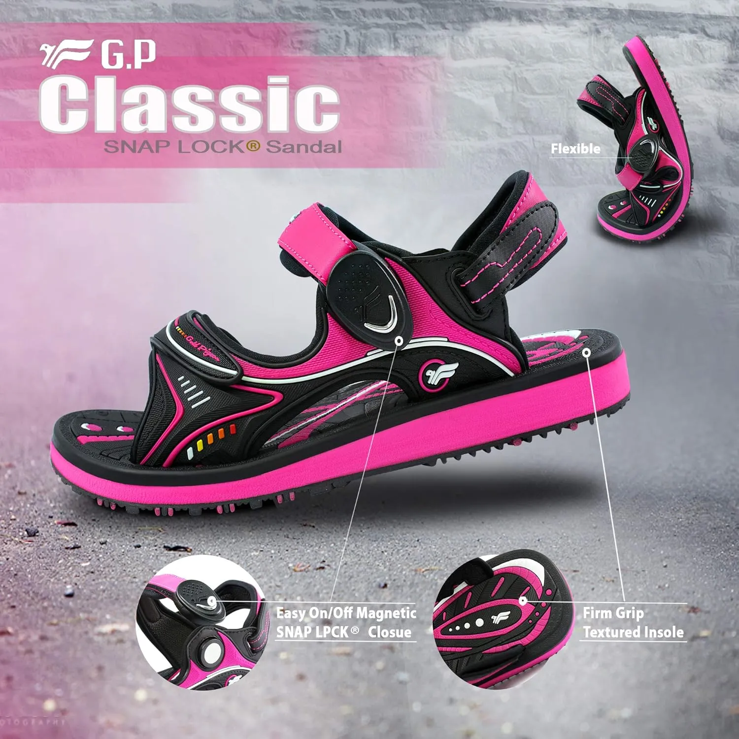 Gold Pigeon CLASSIC Unisex Slides, Flip-flops & Sandals
