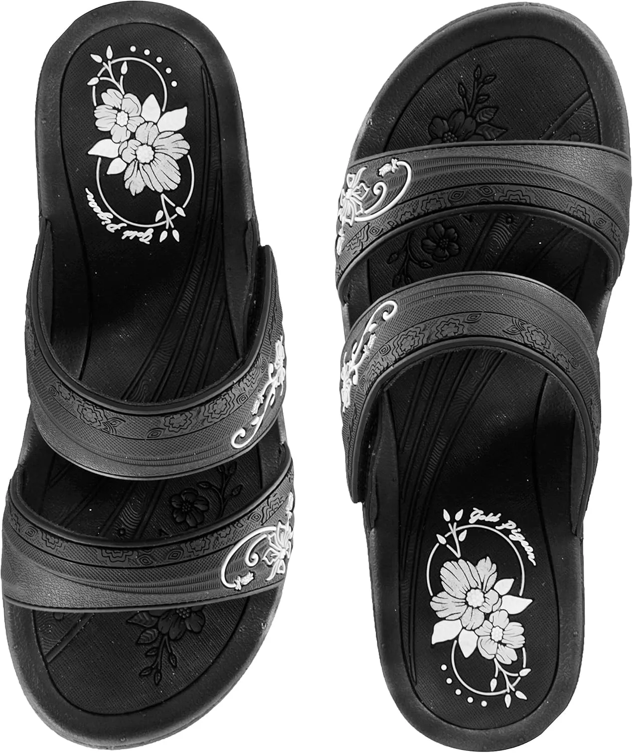 Gold Pigeon Shoes Comfortable Wedge Sandals, Women's Platform Sandals Casual Summer Beach, Heeled Wedges 2.75"