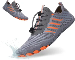 HiGropcore Water Shoes Men Women, Barefoot Wide Toe Box Beach Shoes, Quick Dry Breathable Swim Aqua Socks with Drainage