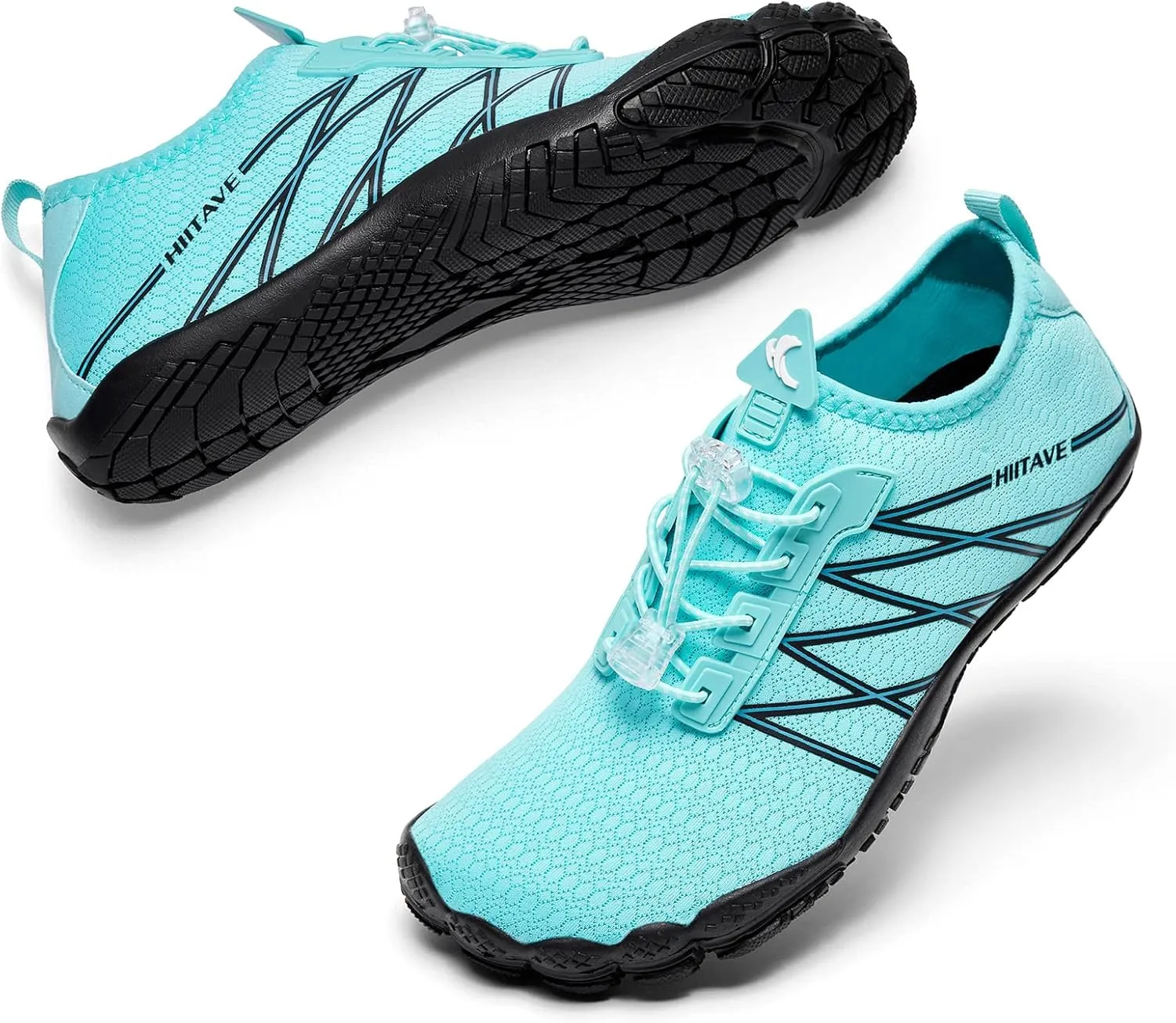 hiitave Womens Water Shoes Quick Dry Barefoot for Swim Diving Surf Aqua Sports Pool Beach Walking Yoga