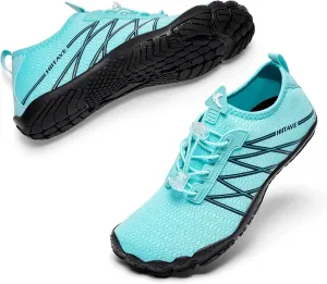 hiitave Womens Water Shoes Quick Dry Barefoot for Swim Diving Surf Aqua Sports Pool Beach Walking Yoga