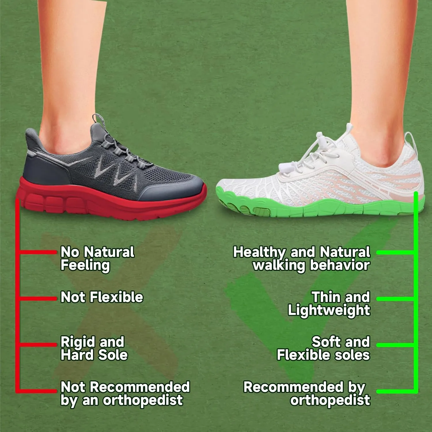Hike Barefoot Shoes Womens Footwear,2025 New Barefoot Shoes for Women Mens,Healthy & Non-Slip Barefoot Vitality Shoe Women's Athletic Footwear,Wide Toe Box Water Shoe Swimming Hiking Walking