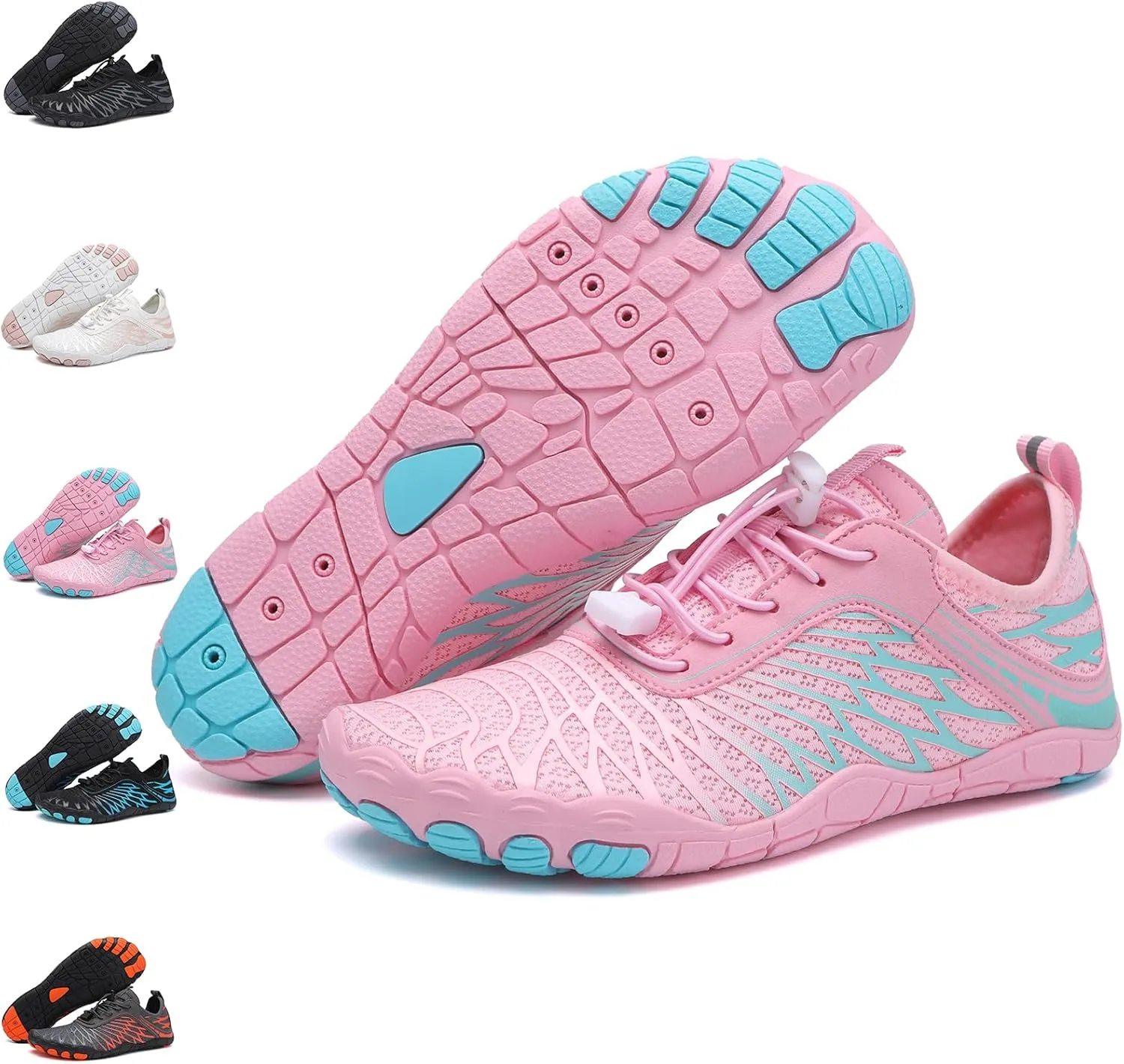 Hike Barefoot Shoes Womens Footwear,2025 New Barefoot Shoes for Women Mens,Healthy & Non-Slip Barefoot Vitality Shoe Women's Athletic Footwear,Wide Toe Box Water Shoe Swimming Hiking Walking