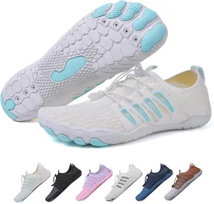 Hike Barefoot Shoes Womens Men,Unisex Barefoot Water Shoes Breathable, Anti-Slip Hiking Footwear for Athletic Wide Toe Shoe Footwear for Hiking, Walking, Running, Yoga, and Water Sports