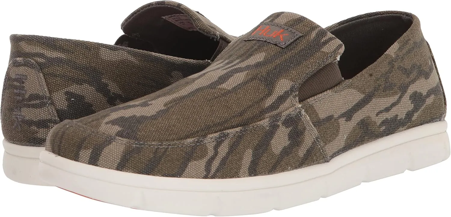 HUK Men's Brewster Slip on Wet Traction Fishing & Deck Shoes Boat