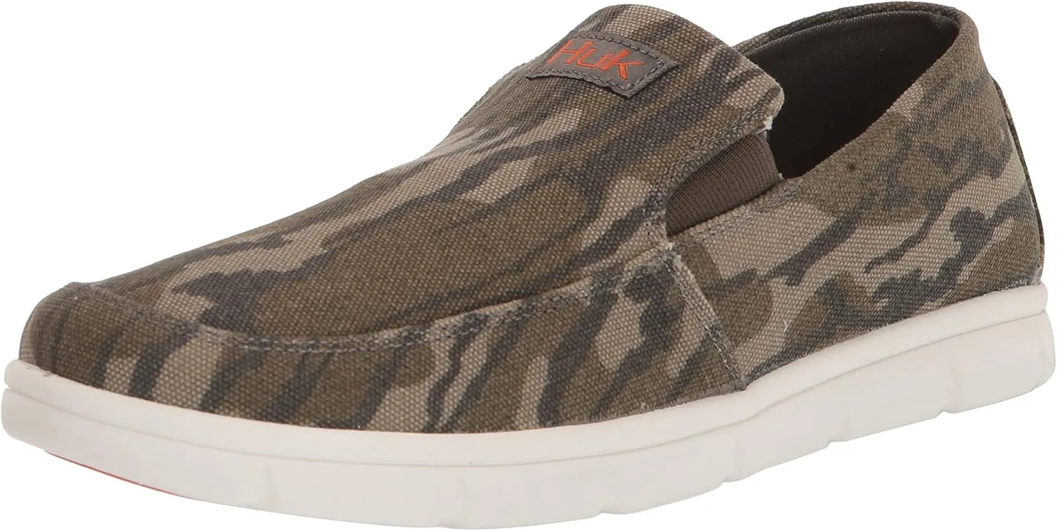 HUK Men's Brewster Slip on Wet Traction Fishing & Deck Shoes Boat